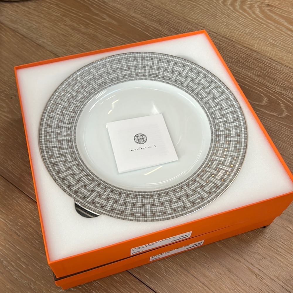 Hermes Mosaique Au 24 Dinner Plate (4)